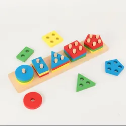Wooden Shape Sorting
