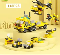 Construction Vehicle Building Block Set