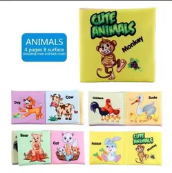 Cute Animals Soft Baby Book