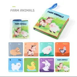 Farm Animals Soft Baby Book