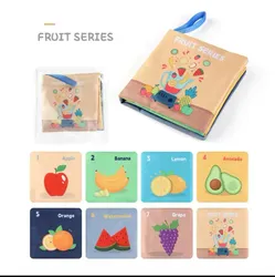Fruit Series Soft Baby Book