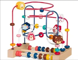 Animal Bead Maze Activity Toy