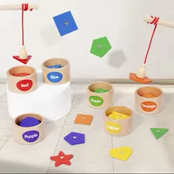 Magnetic Fishing Shape Sorting Game