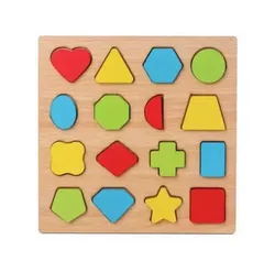 Wooden Shapes Sorting Puzzle