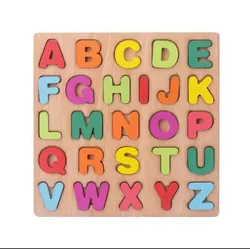 Wooden Alphabet Puzzle Board